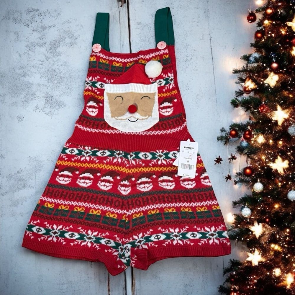 ✔️ Christmas Sweater Overalls